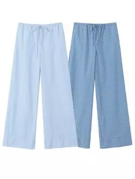 Женские модные полосатые прямые брюки со шнуровкой, винтажные, с эластичной резинкой на талии, женские шикарные женские брюки XXS синий