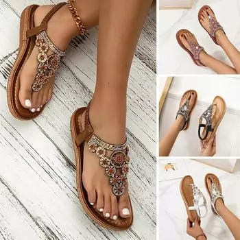 Женские модные повседневные сандалии на плоской подошве большого размера, пляжная обувь, женские сандалии 36 коричневый