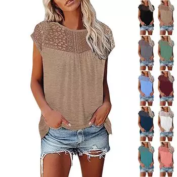 Женские модные повседневные сексуальные однотонные плиссированные майки без рукавов L чёрный