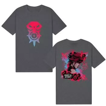 Женские модные повседневные свободные удобные топы с короткими рукавами и круглым вырезом с принтом L бежевый