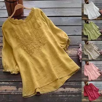 Женские модные повседневные топы, однотонные рубашки, пуловеры с круглым вырезом, футболки XL жёлтый