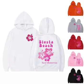 Женские модные повседневные универсальные повседневные толстовки с круглым вырезом, топы с длинными рукавами и принтом M