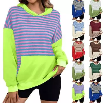 Женские модные повседневные универсальные повседневные толстовки с круглым вырезом, однотонные топы с длинными рукавами XXL зелёный