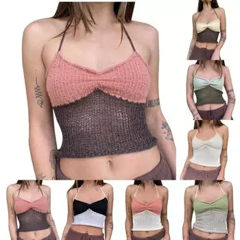 Женские модные повседневные весенне-летние мягкие однотонные кофточки с круглым вырезом L армия зеленый