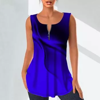 Женские модные рубашки с v-образным вырезом, повседневные топы, футболка, женский жилет из шелковистого шелка с 3D принтом, блузка без рукавов больших размеров, топы на бретелях XS красный