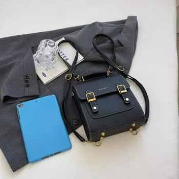 Женские модные рюкзаки, роскошные дизайнерские сумки, винтажные однотонные рюкзаки, женские сумки через плечо 20x20x8cm