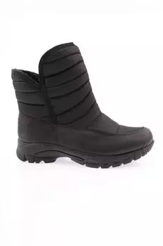 Женские модные сапоги в рубчик с мехом