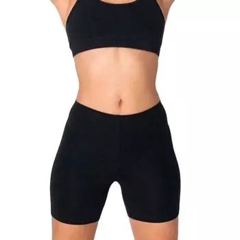 Женские модные сексуальные шорты для йоги больших размеров, летние повседневные узкие спортивные шорты с высокой талией, большие толстые женские S синий