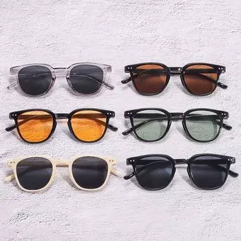 Женские модные солнцезащитные очки Очки Винтажные квадратные солнцезащитные очки Мужские очки Большие солнцезащитные очки C1