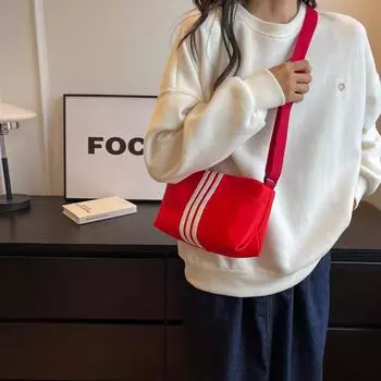 Женские модные сумки через плечо, дизайнерские водонепроницаемые сумки Oxford Trend Leisure, вместительные, через плечо N6K1 Blue-One size