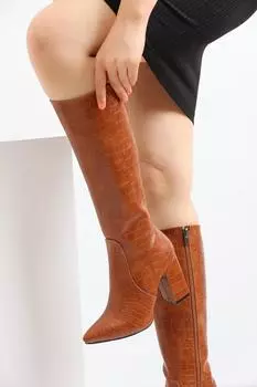 Женские модные светло-коричневые ботинки Em2422