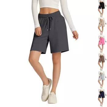 Женские модные свободные повседневные комфортные шорты L