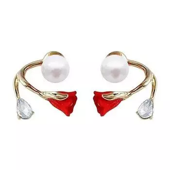 Женские модные украшения, позолоченные модные серьги с хрустальными камнями для девочек и женщин