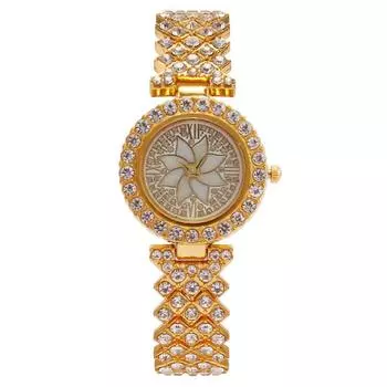 Женские Модные Винтажные Часы One Size золотой