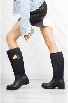 Женские модные водонепроницаемые резиновые сапоги