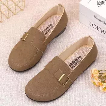 Женские мокасины из искусственной кожи, повседневные, вулканизированные, для женщин, тренд 2024 года, удобная плоская обувь для отдыха на природе, модная обувь 35 чёрный