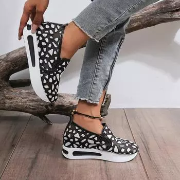 Женские мокасины Кроссовки Женская повседневная обувь 35 белый