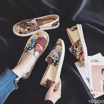 женские мокасины летние дышащие повседневные туфли кроссовки 2024 новые парусиновые вулканизированные кроссовки мужские летние рыболовные туфли 35