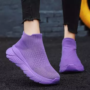 Женские мокасины, лоферы, повседневные туфли без застежек, летние мужские туфли без застежек, легкие носки, обувь для мам, большой размер 36-46 EU: 36