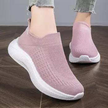 Женские мокасины, лоферы, повседневные туфли без застежек, летние мужские туфли без застежек, легкие носки, обувь для мам, большой размер 36-45 EU: 36