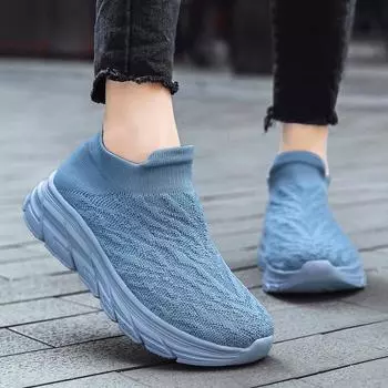 Женские мокасины, лоферы, повседневные туфли без застежек, летние мужские туфли без застежек, легкие носки, обувь для мам, большой размер 35-46 EU: 36