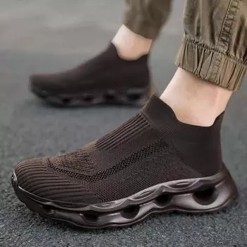 Женские мокасины, лоферы, повседневные туфли без застежек, летние мужские туфли без застежек, легкие носки, обувь для мам, большой размер 36-48 EU: 36