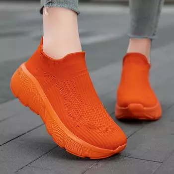 Женские мокасины, лоферы, повседневные туфли без застежек, летние мужские туфли без застежек, легкие носки, обувь для мам, большой размер 35-45 EU: 36