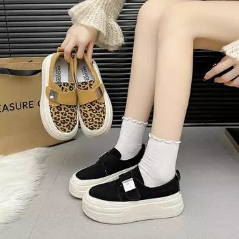 Женские мокасины, обувь осень 2025 года, дизайнерские новые трендовые повседневные спортивные кроссовки для путешествий и прогулок 35