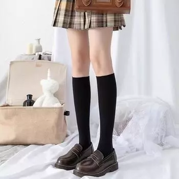 Женские мягкие непрозрачные гольфы, устойчивые к истиранию, без запаха, гольфы One size белый