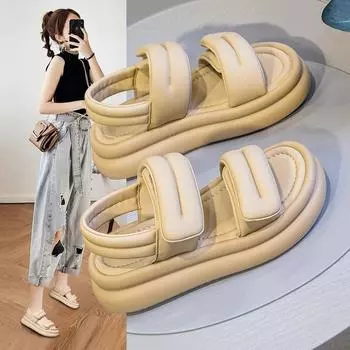 Женские мюли для пляжной вечеринки на каблуках 35