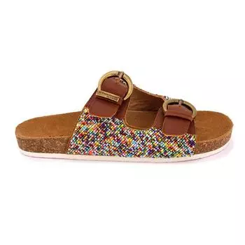 Женские мюли Eureka с двумя ремешками, расшитые бисером LES TROPEZIENNES BY M.BELARBI 36 разноцветный