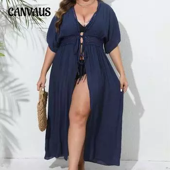 Женские накидки больших размеров, кружевное пляжное бикини с внешней завязкой, солнцезащитный крем, кардиган, накидка