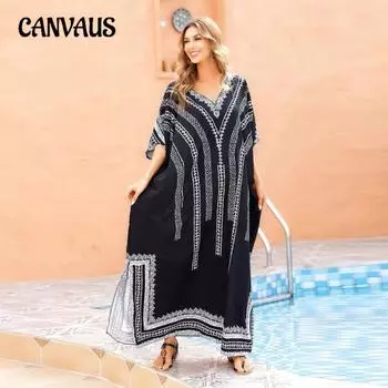 Женские накидки с принтом, праздничное пляжное платье больших размеров, рубашка от солнца, бикини, купальник, верхняя рубашка One Size зелёный