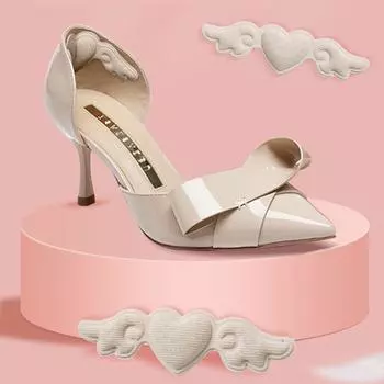 Женские накладки на каблуки с высоким каблуком и регулировкой размера, защитная наклейка на пятки, облегчение боли в ногах, снятие стресса, губчатые подушечки