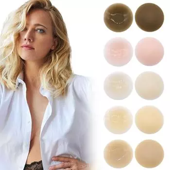 Женские накладки на соски, многоразовые прочные клейкие силиконовые бесшовные чехлы для тортов Small