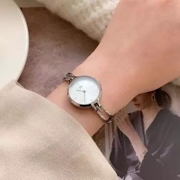 Женские наручные часы Blue City с металлическим браслетом, популярные корейские часы