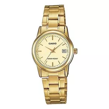 Женские наручные часы Casio с металлическим ремешком LTP-V002G-9A