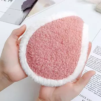 Женские наушники из искусственного кашемира, теплые наушники, плюшевая повязка на голову бежевый