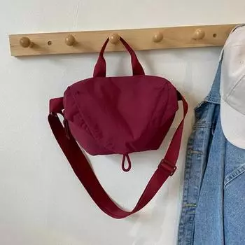 Женские нейлоновые сумки через плечо, сумки через плечо, большой емкости, спортивные, с точечным узором, монохромные, новые