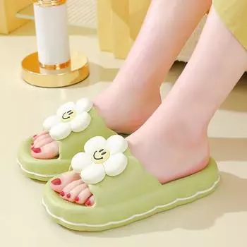 Женские нескользящие классные летние сандалии на толстой подошве для использования в помещении и на улице 38-39 (Fits 37-38)