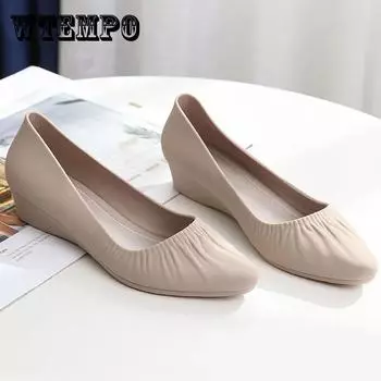 Женские нескользящие резиновые сапоги с низким верхом. Летняя водонепроницаемая обувь с неглубоким носком. Рабочая резиновая обувь для взрослых. Нескользящие бахилы. Нескользящая износостойкая обувь. 40 синий