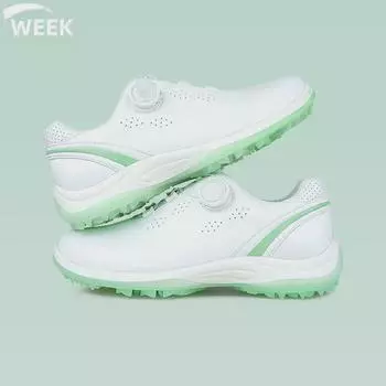 Женские нескользящие водонепроницаемые кроссовки для гольфа с эластичными шнурками - Универсальная повседневная обувь Size 35