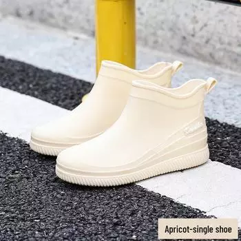 «Женские нескользящие водонепроницаемые матовые резиновые сапоги — короткие для использования на открытом воздухе» 38
