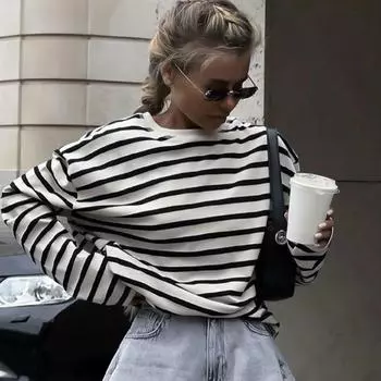 Женские нижние рубашки, трикотажные футболки, женские топы с круглым вырезом, осень и зима, новая повседневная простая женская одежда L