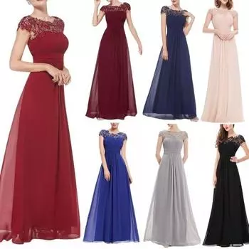 Женские нижние юбки размера плюс, однотонное женское прозрачное кружевное лоскутное платье макси с короткими рукавами, праздничное платье