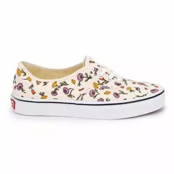 Женские низкие кеды кремового цвета Authentic Poppy Floral t35-40.5 VANS