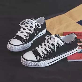 Женские низкие парусиновые туфли Fubu A01 с вулканизированной резиной и классическим дизайном Evergreen 39