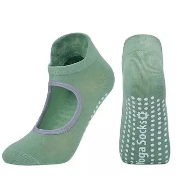 Женские носки для йоги с открытой спиной, мужские носки для пилатеса 2023, спортивные размеры, хлопковые противоскользящие носки для танцев в помещении, фитнес-упражнения, пилатес One size