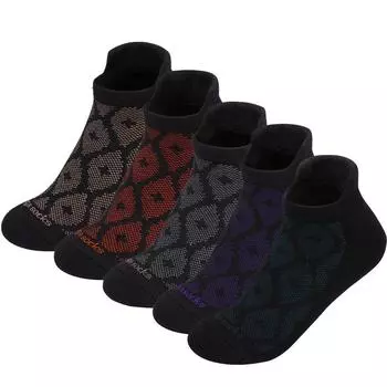 Женские носки для пилатеса и йоги, спортивные носки из чесаного хлопка с противоскользящей сеткой, дышащие, с открытой спиной, для фитнеса, спортзала, балета, танцев на полу, носки до щиколотки US 4.5-11 EU 35-42 красный