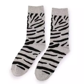 Женские носки из ангоры с рисунком зебры BILL TORNADE